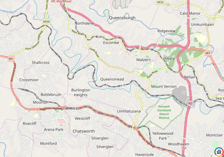 Map location of Queensmead Industrial
